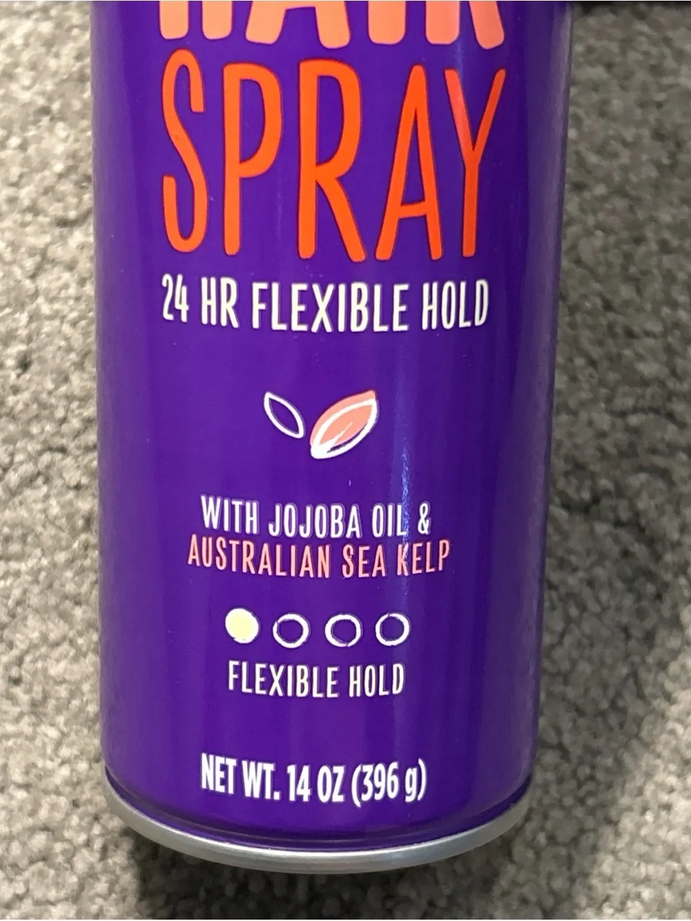 X2 Aussie Mega Hair Spray 24 Hour Flexible Hold Hairspray Jojoba Oil 14oz